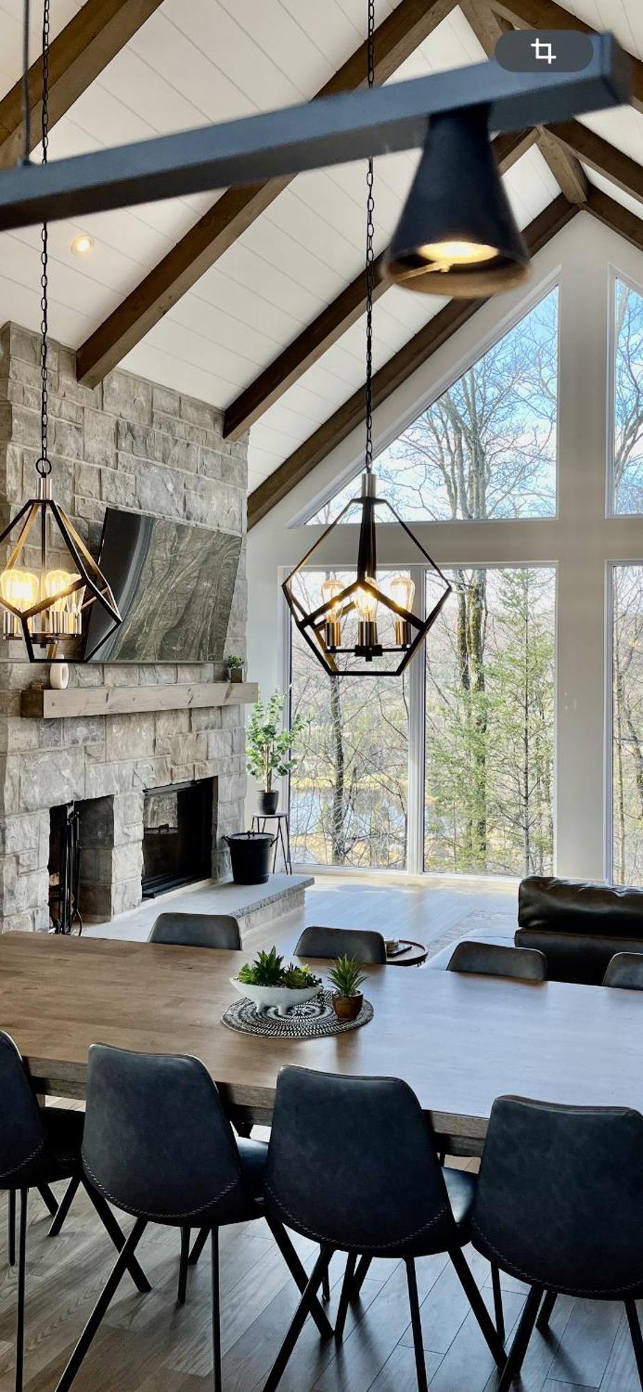 The Chic Shack - Golf, Ski, Spa Saint-Faustin Екстер'єр фото