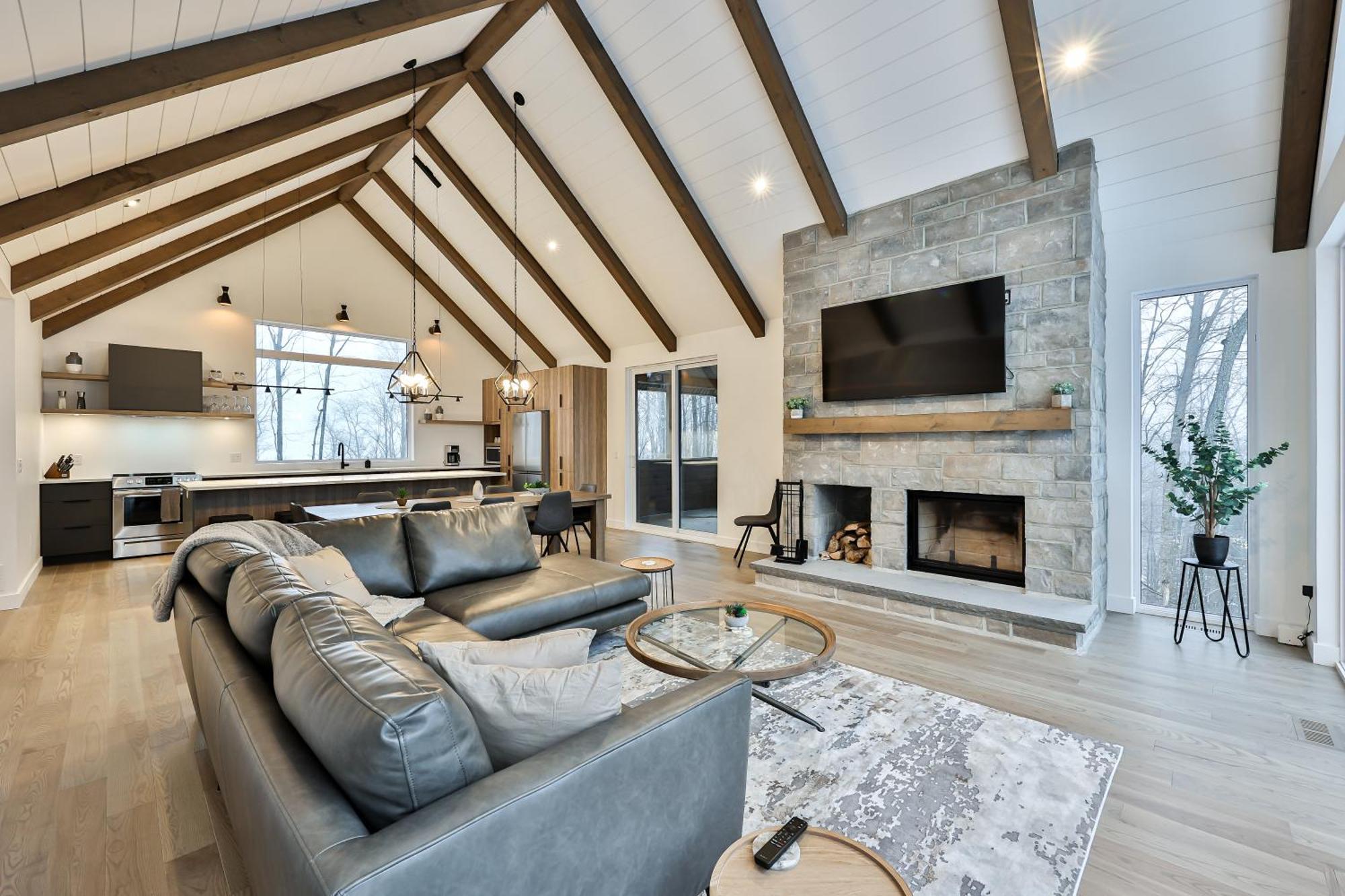 The Chic Shack - Golf, Ski, Spa Saint-Faustin Екстер'єр фото